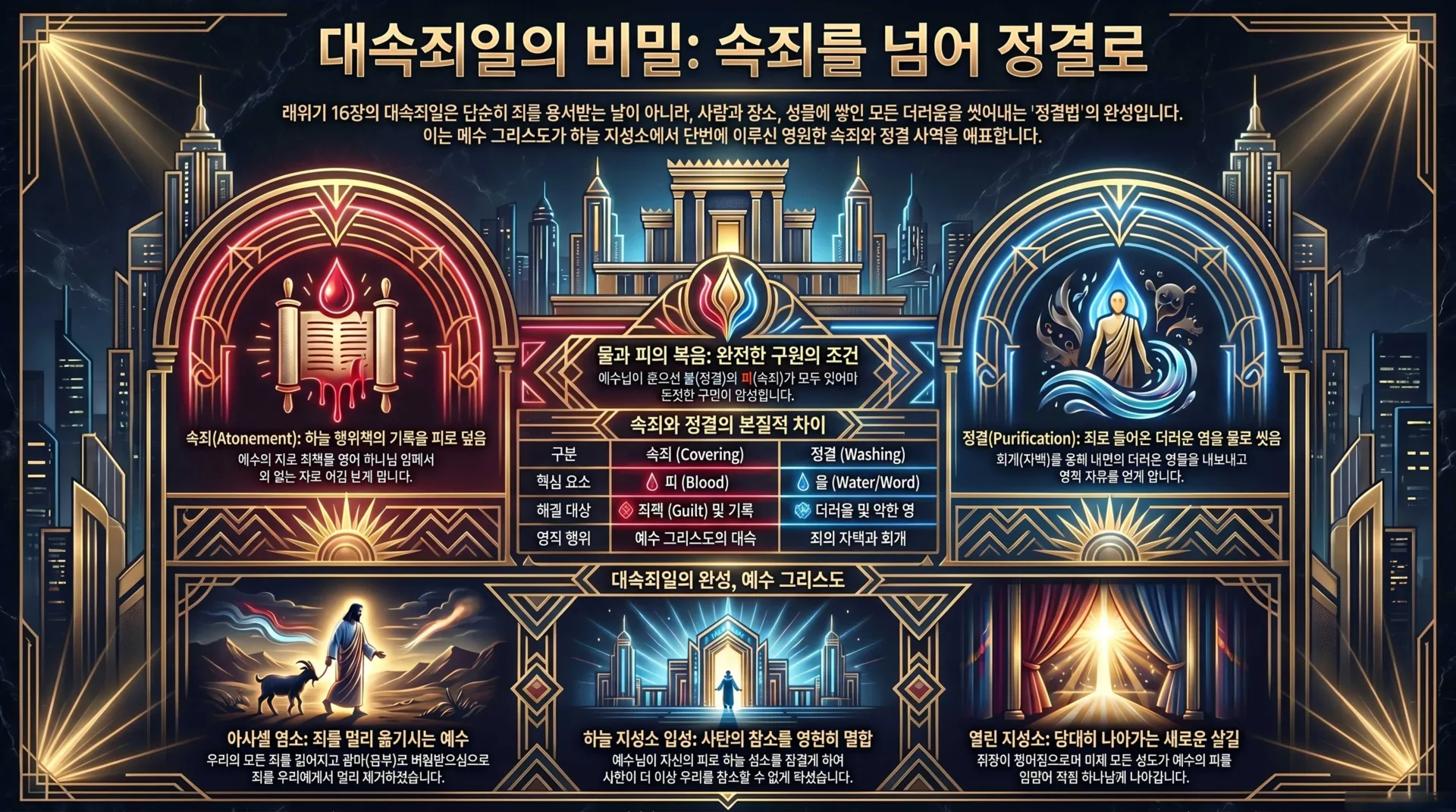 [레위기깅해(12)] 레위기16장_대속죄일의_비밀_속죄와_정결_vora.jpg.webp