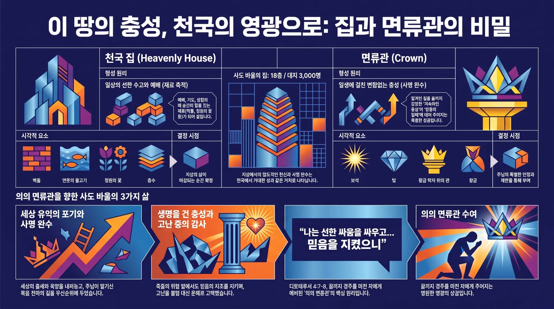 이 땅의 충성과 천국의 영광