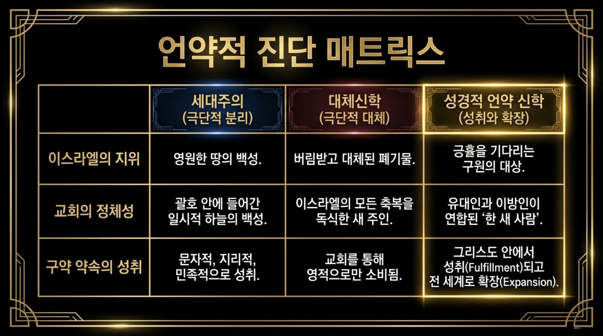 [세대주의(03)] 세대주의의 성경해석법, 과연 무엇이 문제인가?(02)(갈3:28~29)_2026-09-20(일) – 이미지 22
