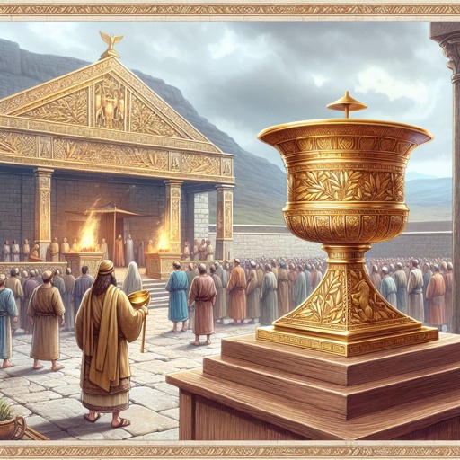 2 Chronicles 1:5 - "Moreover the brasen altar, that Bezaleel the son of Uri, the son of Hur, had made, he put before the tabernacle of the LORD: and Solomon and the congregation sought unto it."
