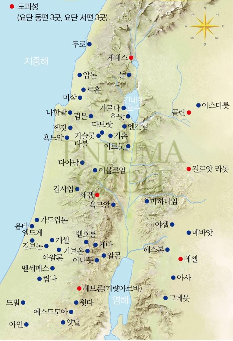 레위지파의 48개의 성읍.jpg